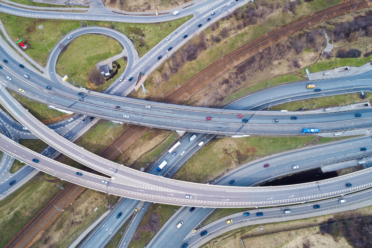 Freeway Exit Photograph banner of highways